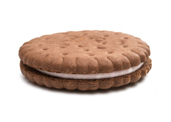 sandwich cookies isolated