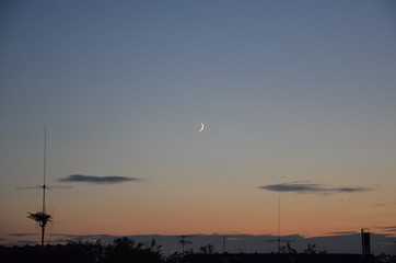 Evening Sky with Clouds