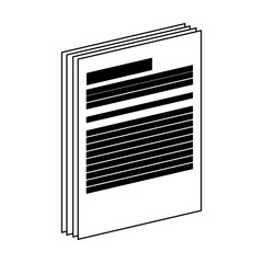 Documents sheets isolated vector illustration graphic design vector illustration graphic design