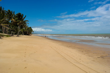 Desert beach, horizon and landscape - Seaside Resort of Guaratiba's beach