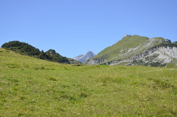 Fototapeta premium Switzerland Mountains in Spring Appenzell