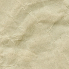 Recycled creased light brown paper texture background  - 210726615