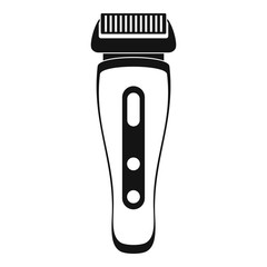 Hair shaver icon. Simple illustration of hair shaver vector icon for web design isolated on white background