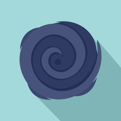 Hurricane icon. Flat illustration of hurricane vector icon for web design