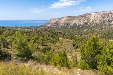 Foto op Canvas View of the west coast of Rhodes island.Greece. © vivoo