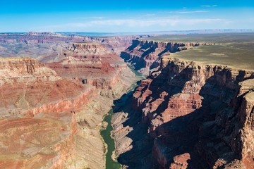 aerial view of grand canyon national park, arizona