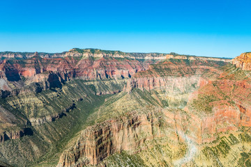 aerial view of grand canyon national park, arizona