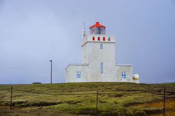 Fototapeta na wymiar Dyrholaey lighthouse in Iceland