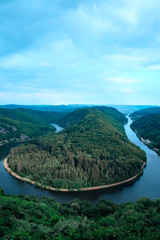 Saar loop close to Mettlach, Germany.