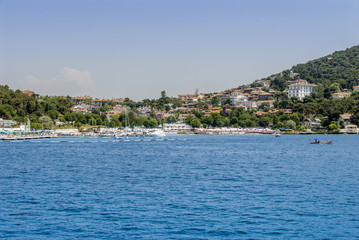 Fototapeta na wymiar Istanbul, Turkey, 18 July 2011: Heybeli Island, Princes Islands district of Istanbul