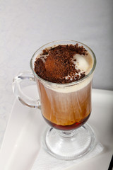 Coffee with ice-cream