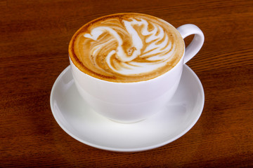 Hot Cappuccino cup