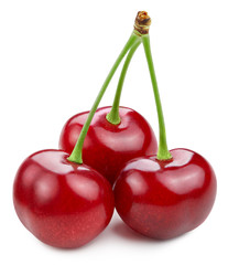 cherry isolated on white