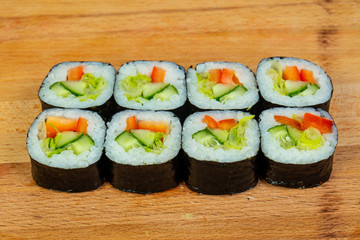 Vegetarian maki roll