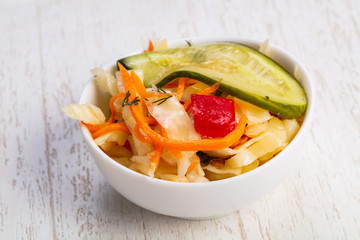 Tasty cabbage salad