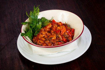 Georgian cuisine - ajapsandali