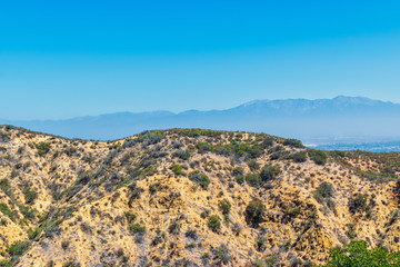 Mountains stretch for miles in Southern California sun