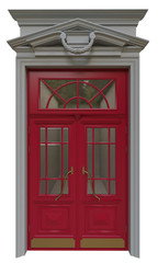 Obraz premium entrance classical doors