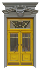 Fototapeta premium entrance classical doors