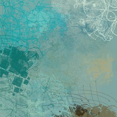 Abstract painting on canvas. Hand made art. Colorful texture. Modern artwork. Strokes of fat paint. Brushstrokes. Contemporary art. Artistic background image.