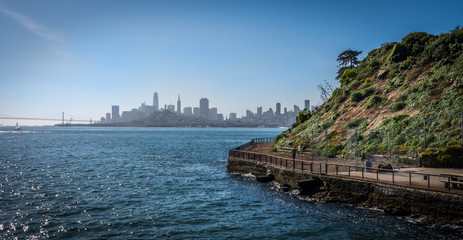 San Francisco view from Alcatraz Island