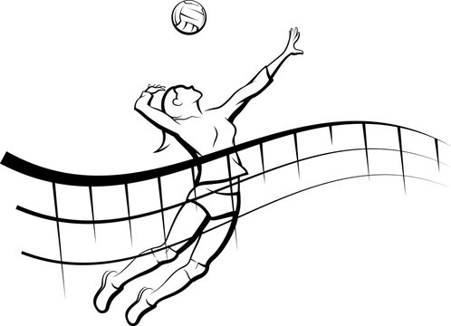 Volleyball Flowing Net Female