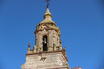 Fototapeta premium Spain - city, olive trees, landscape, castle, palm trees