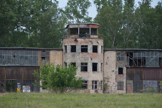 Tower des ehemaligen Flugplatzes Rangsdorf