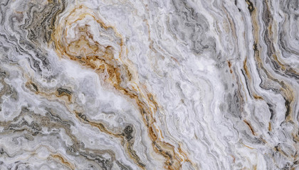 Fototapeta premium Grey gold curly marble