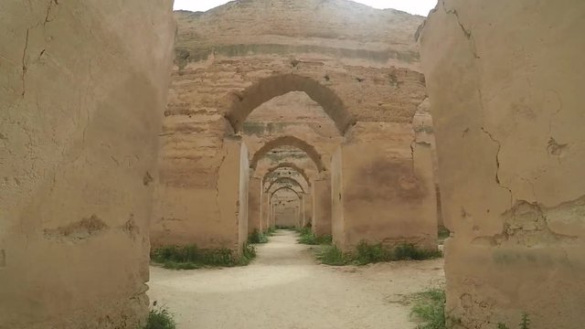 POV, ancient archways in Morocco