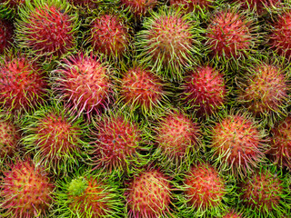 Rambutan background, Popular fruit thailand