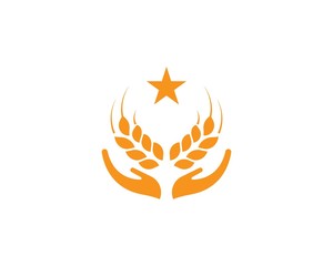 wheat Logo Template