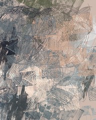 Abstract painting on canvas. Hand made art. Colorful texture. Modern artwork. Strokes of fat paint. Brushstrokes. Contemporary art. Artistic background image.