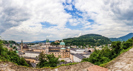 Fototapeta na wymiar View of Salzburg, Austria