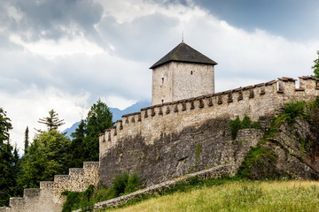 Fototapeta na wymiar View of the Richterhohe Castle. Salzburg, Austria.