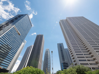 Obraz premium Skyscraper group in Shinjuku, Tokyo