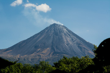 Plakat volcan of colima