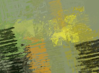 Abstract painting on canvas. Hand made art. Colorful texture. Modern artwork. Strokes of fat paint. Brushstrokes. Contemporary art. Artistic background image.