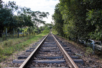 Trilho de trem urbanos