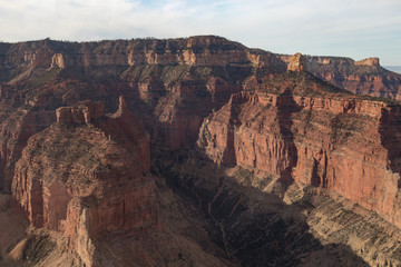 Aerial View of Grand Canyon National Park 