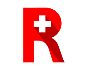 Obraz premium red swiss switzerland typography alphabet typeset typeface logotype font image vector icon