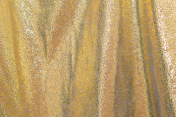 Gold glitter fabric background