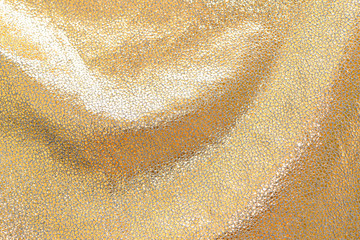 Gold glitter fabric background