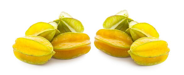 Star apple an isolated on white background