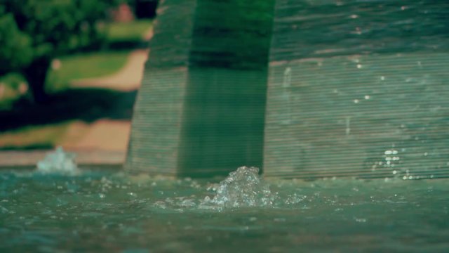 Fountain - Slow Motion in S-Log 2. Recorded on Sony a7 III.