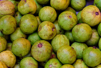 fresh guava on market place
