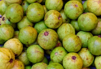 fresh guava on market place