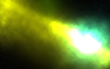 Fototapeta na wymiar Galaxy in outer space neubula colorful fire clouds