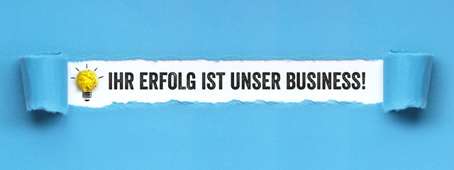 Ihr Erfolg ist unser Business! © Coloures-Pic