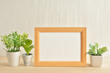 
Wooden picture frame 